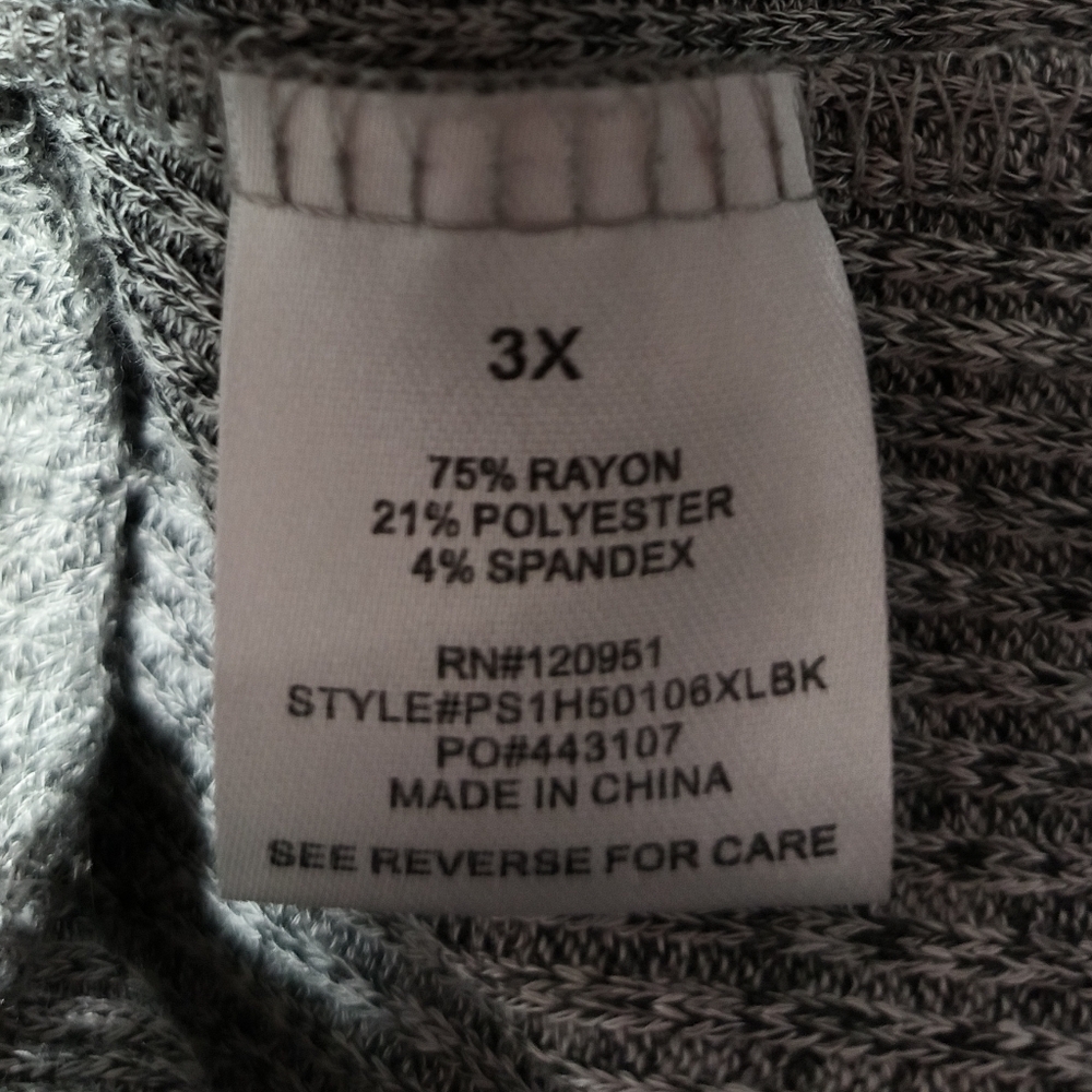 [5x$20] Gray Knit Dress / Size 3X - Picture 7 of 8